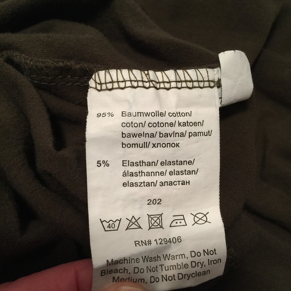 Venus women's size small tee olive long and lean - Picture 8 of 8